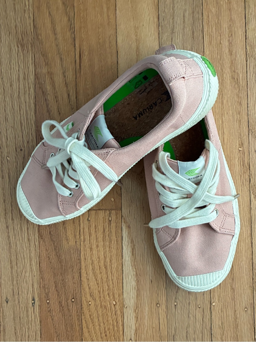 CARIUMA OCA Low Top Dusty Rose Pink Canvas Sneakers Shoes Women's US 9 EUC
